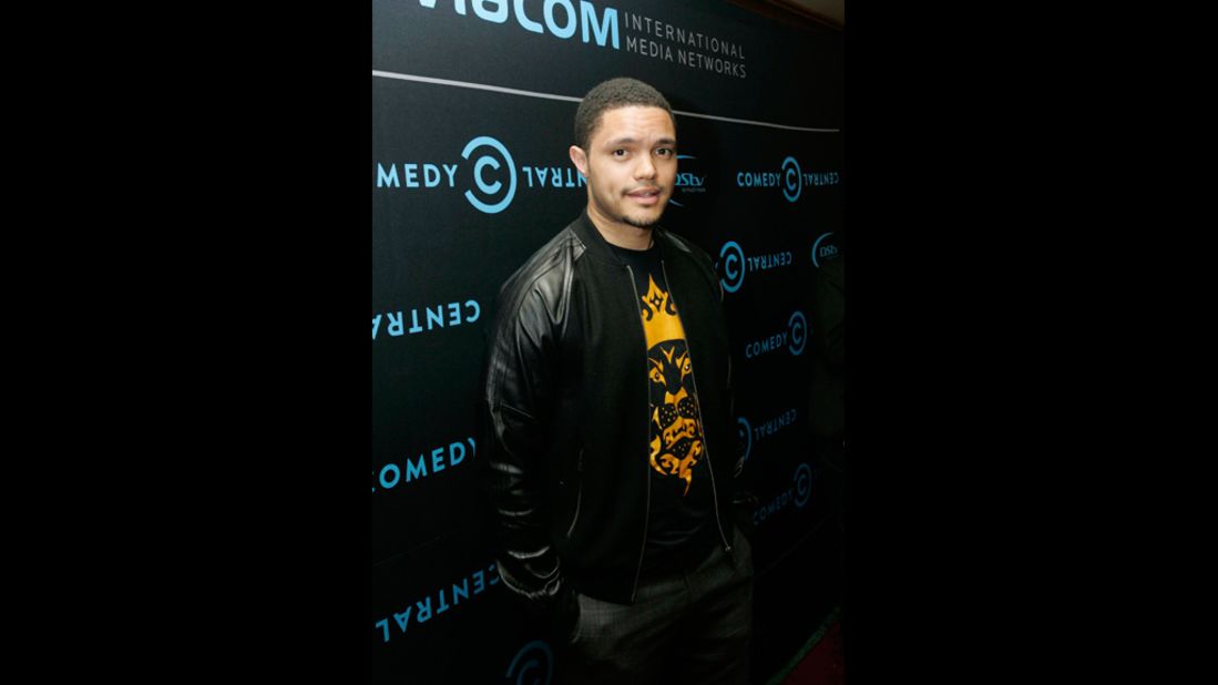 A former <a href="http://edition.cnn.com/video/data/2.0/video/international/2013/02/08/african-voices-trevor-noah-comedian-b.cnn.html" target="_blank">guest of African Voices, Trevor Noah is a hilarious South African comic</a> has gone from hometown hero to international superstar. Noah, whose act often centers on race and ethnicity, has appeared on Late Show with David Letterman, and the UK panel show QI. 