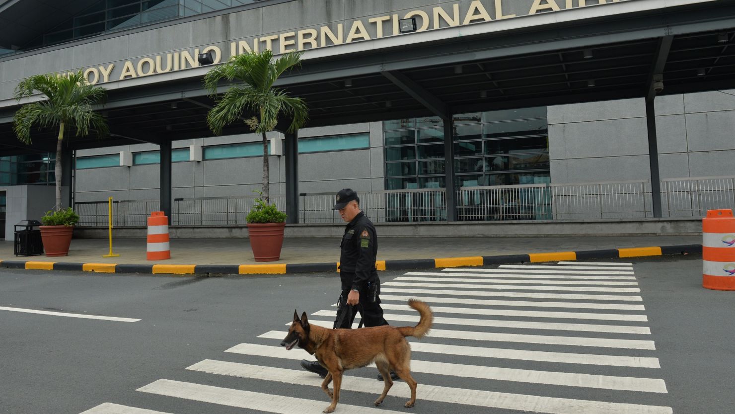 Manila's Ninoy Aquino International Airport has been placed on full alert, state-run media report.