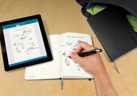 The Moleskine brand has become an iconic symbol in the world of note-taking, but it's set for a digital revamp thanks to LiveScribe's version, which transfers handwritten notes onto a tablet device.