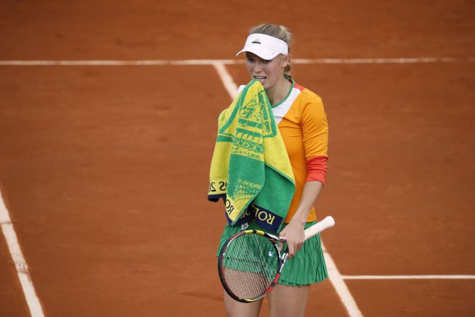 The news, revealed just ahead of the French Open, devastated Wozniacki and she lost in the first round in Paris. 