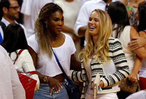 Williams and Wozniacki hung out together in Miami after the American, too, lost early at the French Open. 
