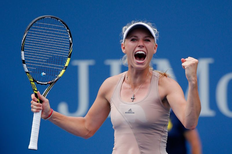 U S Open Caroline Wozniacki Thriving After Mcilroy Split Cnn