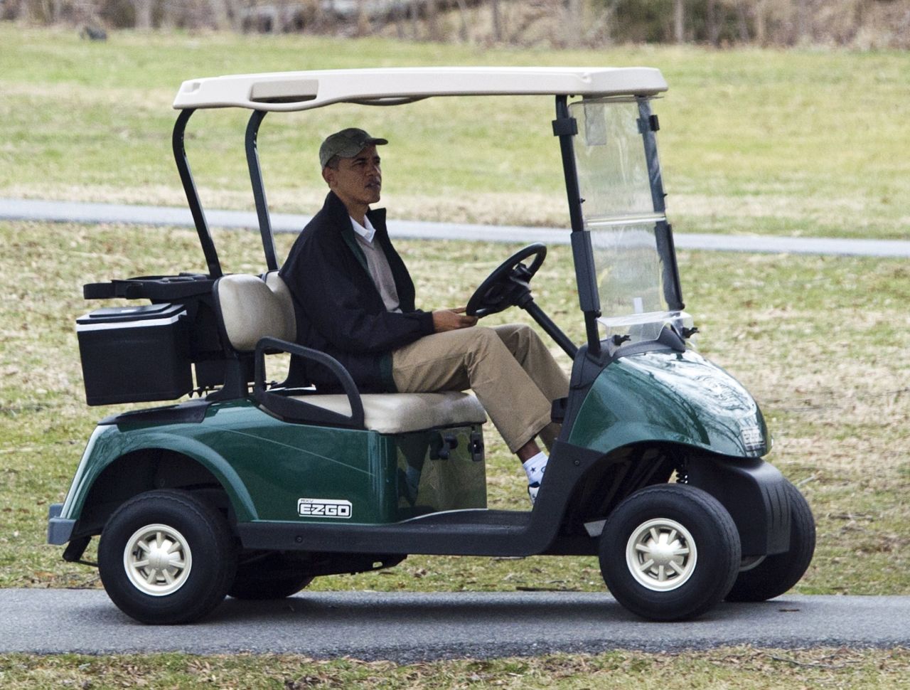 Obama recently visited Martha's Vineyard for a round of golf just hours after speaking to journalist on the subject of Iraq. The move drew condemnation from those who felt he should have remained at the White House.