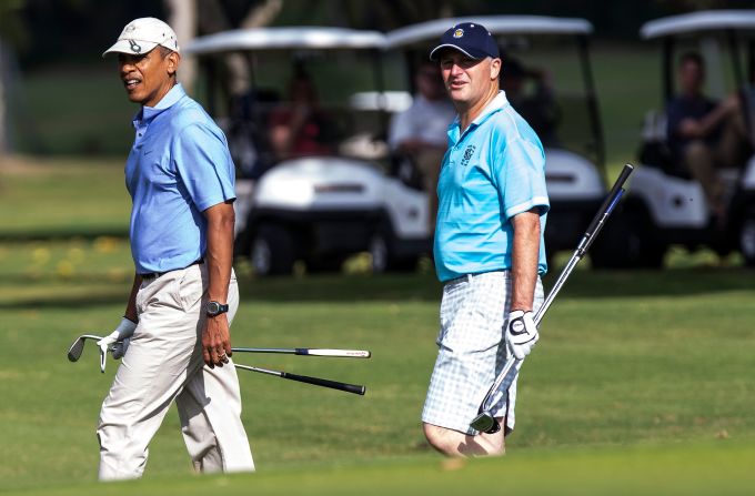 Obama ha jugado golf con líderes de todo el mundo, entre ellos John Key, el primer ministro de Nueva Zelandia.