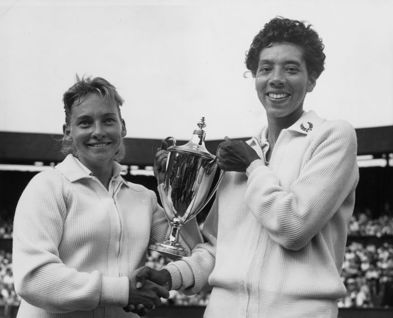 They also teamed up to win the women's doubles title that year at the prestigious grass-court tournament in London.