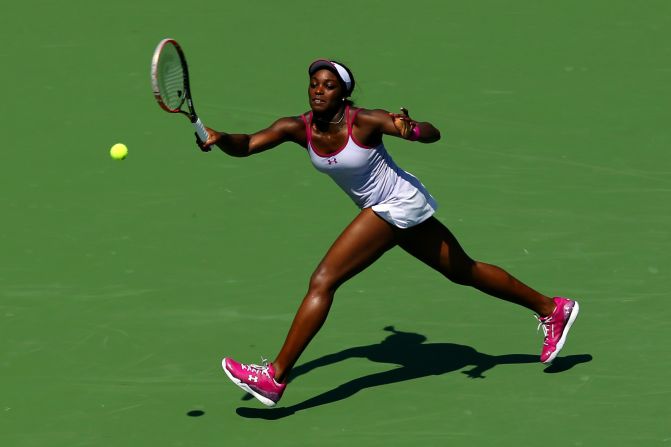 Sloane Stephens has been tipped the become "the next Serena" -- yet to win a grand slam, she has a long way to go to match the current world No. 1, but she beat her idol at the 2013 Australian Open to reach the semifinals.
