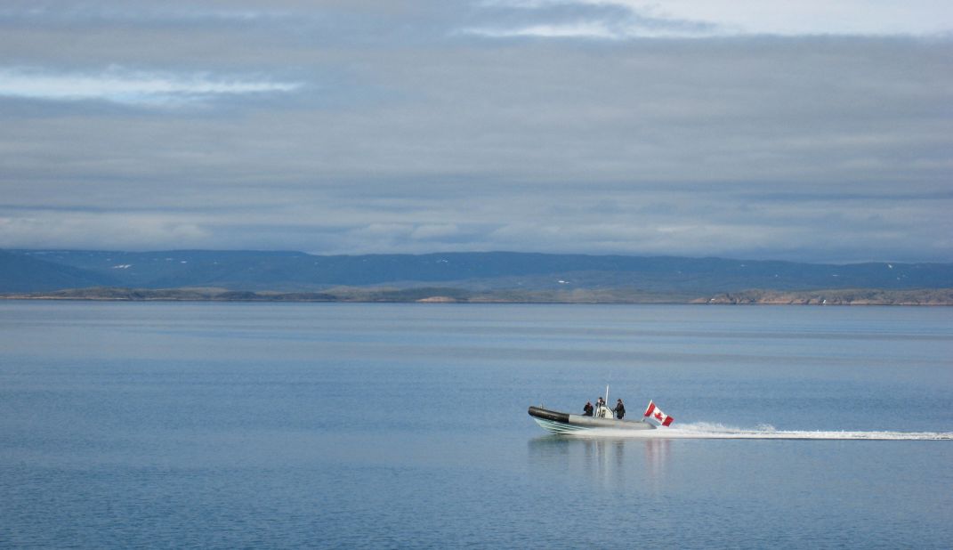 The Canadian Navy maintains a presence in the Arctic, where issues over sovereignty hang over some of the various routes which form the Northwest Passage.