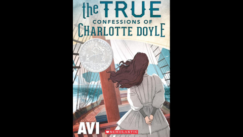 "The True Confessions of Charlotte Doyle" by Avi, recommended for ages 10+, is solidly in the girl-centric camp, centering around the experiences of a female protagonist during a voyage to America in 1832.