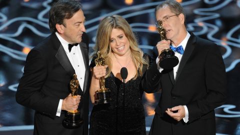 The awards haven't just been financial. "Frozen" won two Oscars, including best animated feature. It was accepted by producer Peter Del Vecho and directors Jennifer Lee and Chris Buck. 