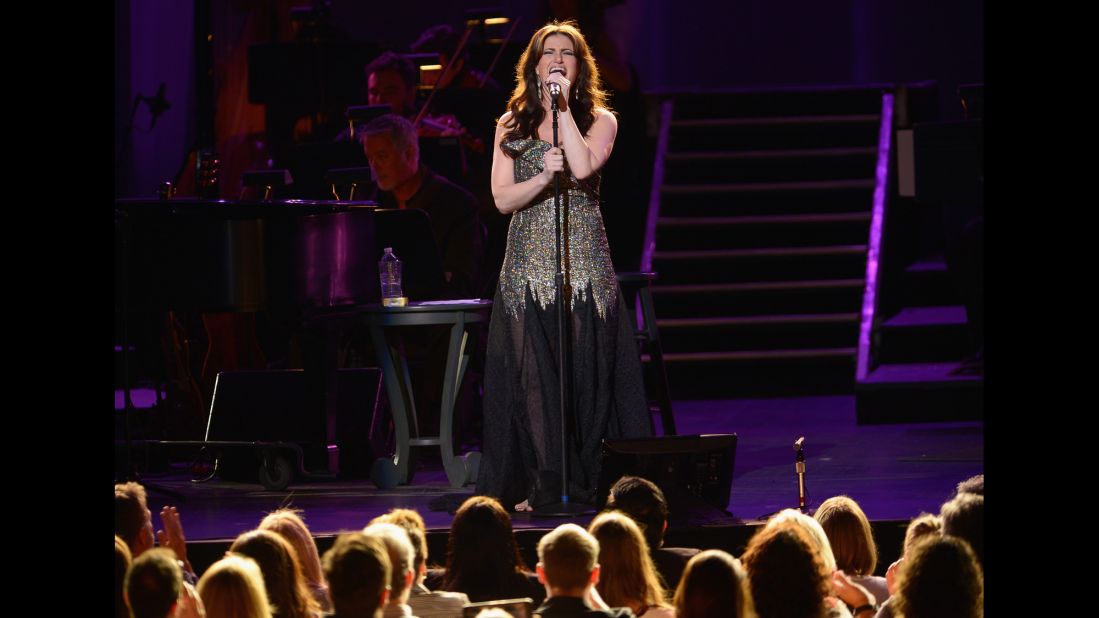 Idina Menzel's version of "Let It Go" hit No. 5 on the Billboard Hot 100.
