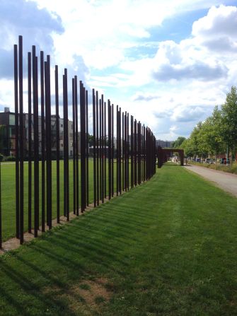 The Berlin Wall cycle route is dotted with tributes to those who perished trying to cross the frontier.