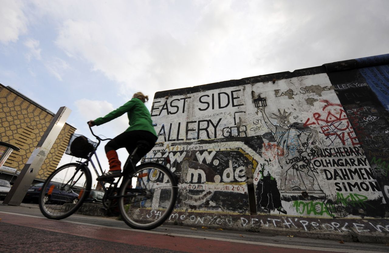 Michael Cramer, the politician and cycling enthusiast who conceived the Berlin Wall cycle trail, says it's a unique mix of tourist attraction and recreational zone.