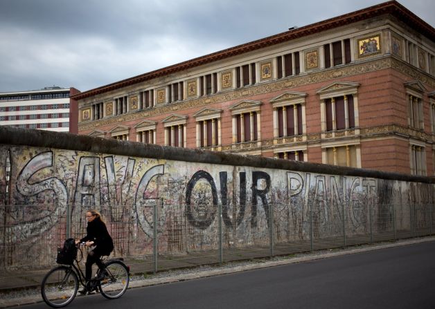 The Berlin Wall route is flat and paved, so doesn't require high fitness levels or expensive bikes to negotiate.