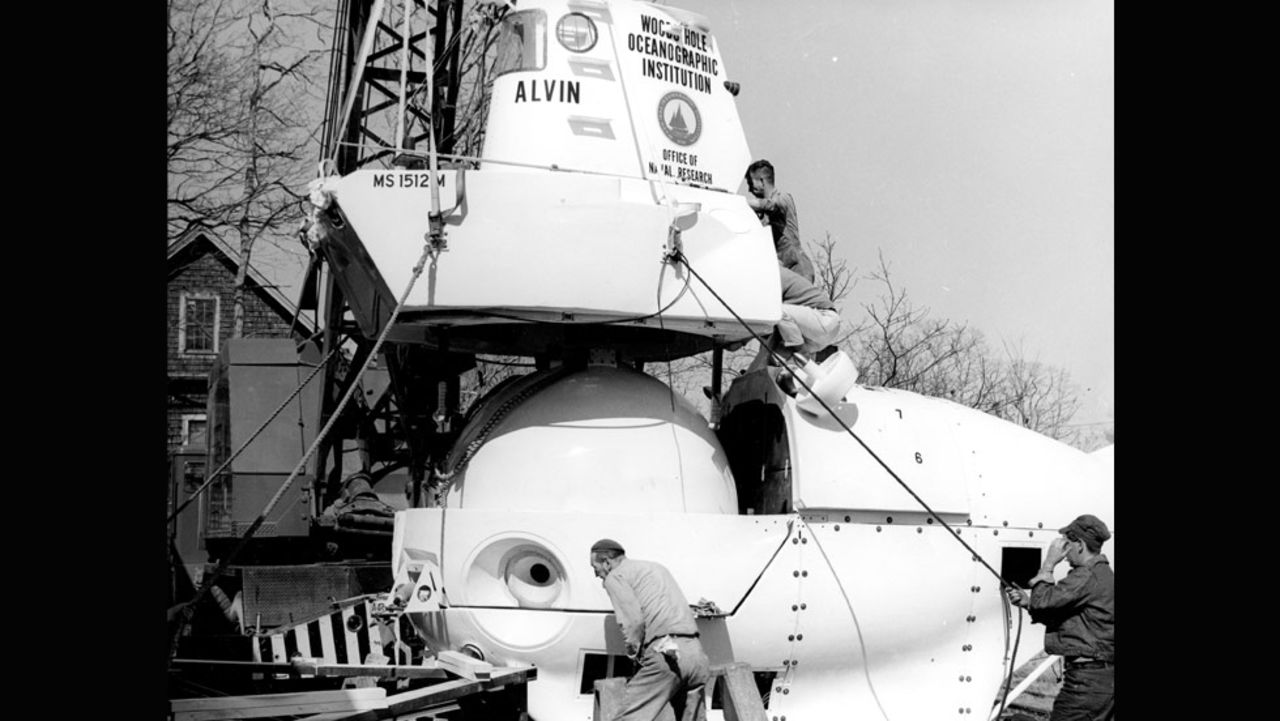 Despite being submerged for the best part a year, the team noted little structural damage to the sub. In fact, the lunches that had been left on board when the crew made a hasty escape were found to be soggy but still edible. Alvin underwent a significant refit, pictured, following the sinking and wouldn't return to the water until May 1971. 
