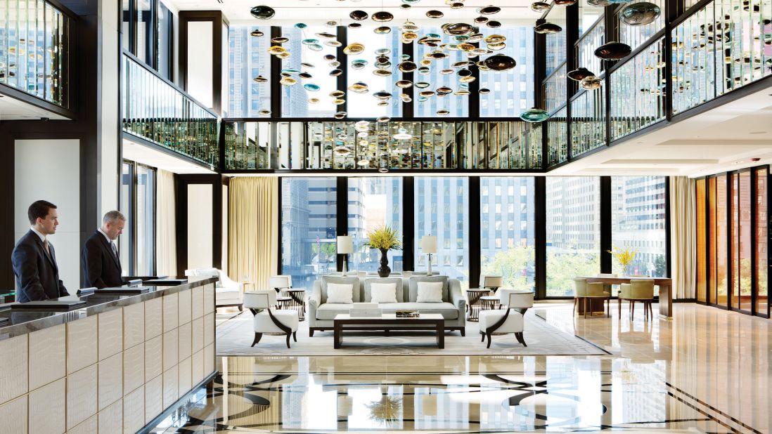 The definition of a "modern city" hotel, the <a href="http://chicago.langhamhotels.com/" target="_blank" target="_blank">Langham, Chicago</a> "is really, really hot right now," says Bowen. Architect Mies van der Rohe designed the 52-story landmark tower, which is located near the city's hot shopping district and the lakefront.  