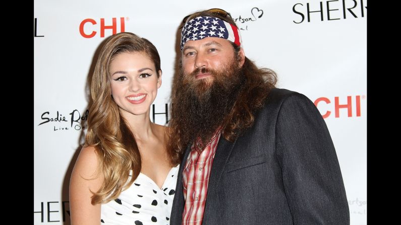 "Duck Dynasty" star Sadie Robertson, pictured with her dad, Willie, jokes that her family isn't too big on dancing, but she may be able to squeeze in some practice with Uncle Si. If she can't, there's always her pro partner, Mark Ballas. 