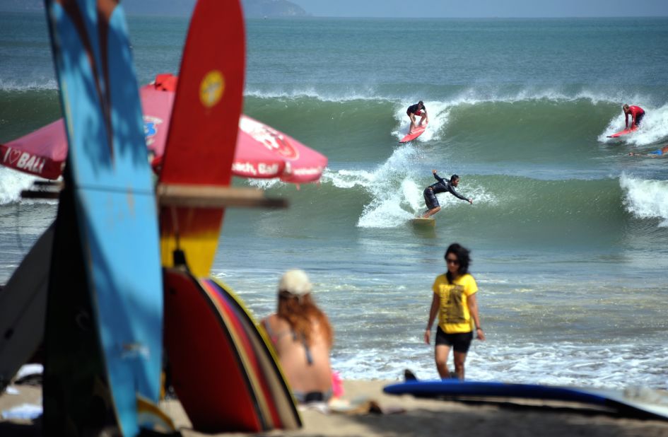 After a few afternoons on Kuta beach, Bali's most popular strip of sand, you'll see why many surfers head west for Balian beach. 