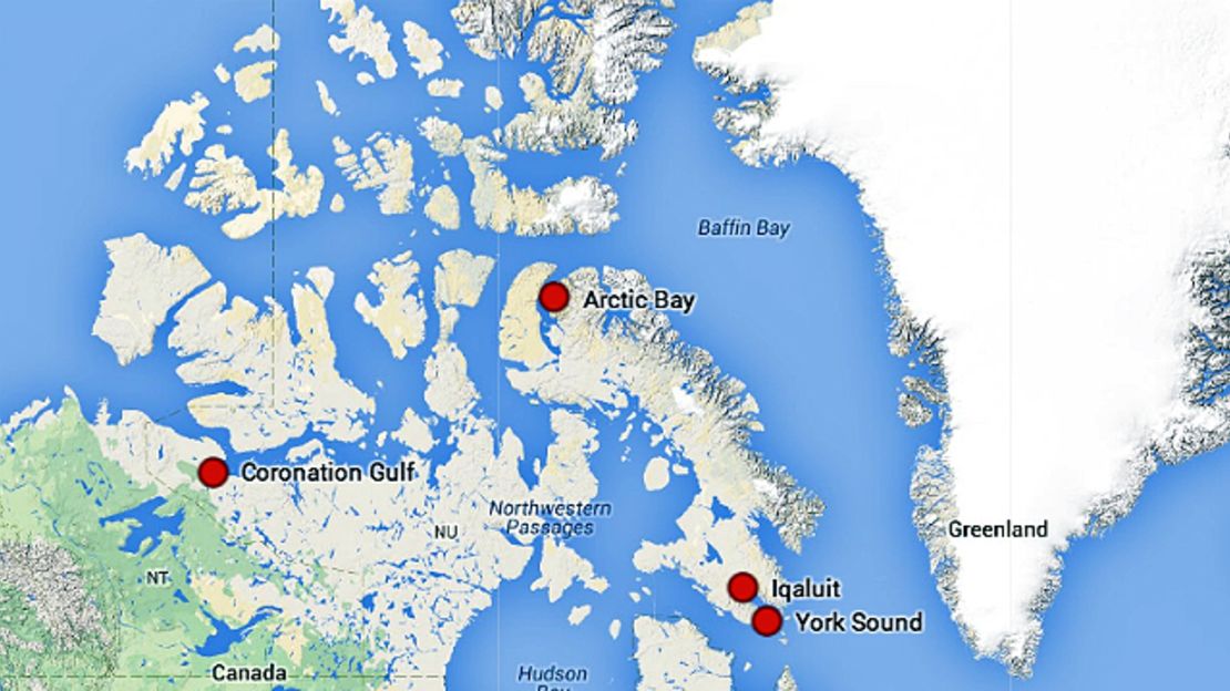 Northwest Passage map