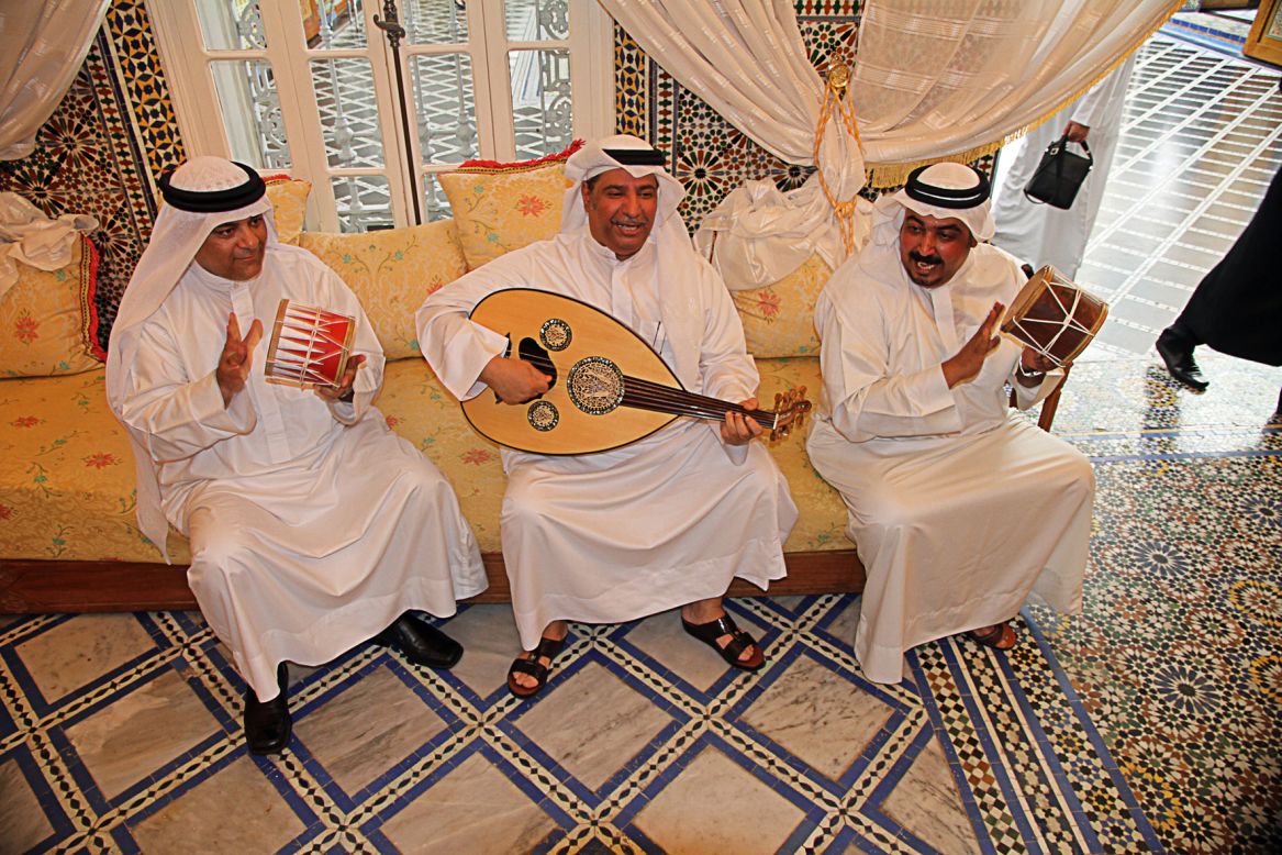 Bahrain's Mohammed Bin Faris Band also performed classical Arabic music, giving spectators a further taste of Bahraini culture. 