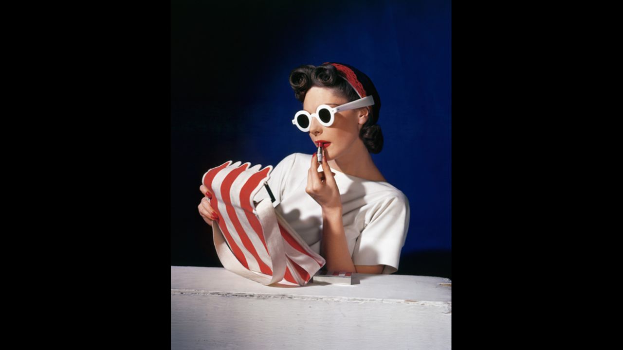 <em>Muriel Maxwell, American Vogue cover, 1 July 1939 </em><br /><br />Before taking up photography, German-born Horst studied furniture design in Hamburg, and architecture in Paris under Le Corbusier. "You see that (influence) in his work. It's the mind of someone who sees things in three dimensions. It's sort of sculpting and creating space," Brown says. "It's not a two-dimensional image for Horst." 