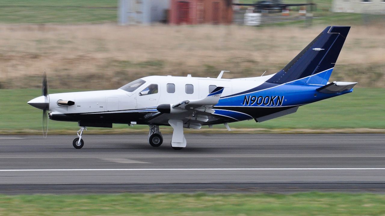 A photo of the plane