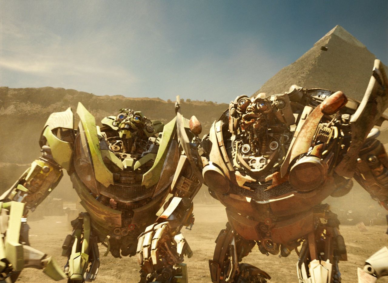 Good robots known as the Autobots and bad robots, the Decepticons, fight for dominance on Earth in the "Transformers" franchise. 