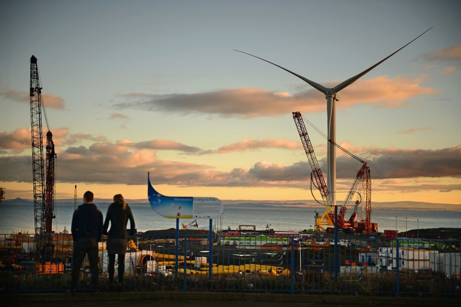 Scotland is also home to the world's largest and most powerful offshore wind turbine in Methil, Scotland.