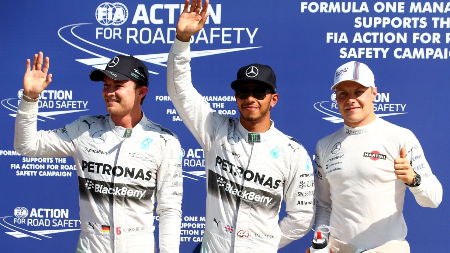 Lewis Hamilton is on pole position for the first time this season since May.