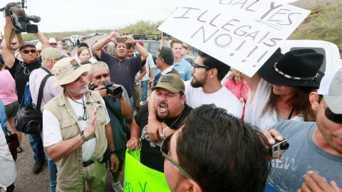 Anger raged at a July protest in Oracle, Arizona. The reality is that paths to legal immigration are limited and backlogged.