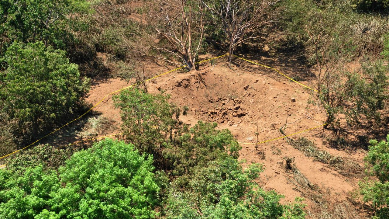 The crater is in a wooded area near Managua's international airport and an air force base.