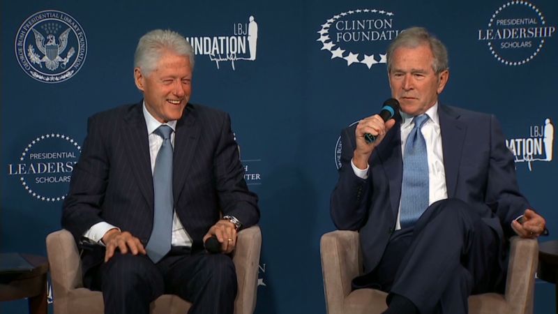 Bill Clinton And George W. Bush Yuk It Up | CNN Politics