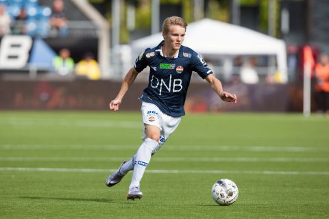 Martin's father Hans Erik played for Strømsgodset for 11 seasons. He now is overseeing his son's football career. "Martin has always -- and still loves to train," says Hans Erik. "For him training is fun."