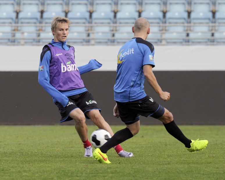 After August's UAE game, Odegaard played for Norway's Under-21 team in a 2-1 defeat by Portugal in his home city of Drammen.