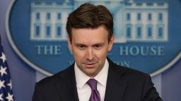 WASHINGTON, DC - SEPTEMBER 08:  White House Press Secretary Josh Earnest speaks to the media during his daily briefing in the Brady Briefing Room, September 8, 2014 in Washington, DC. Secretary Earnest spoke on several topics including the situation in Syria and Iraq regarding the terrorist group ISIS or ISIL.  (Photo by )