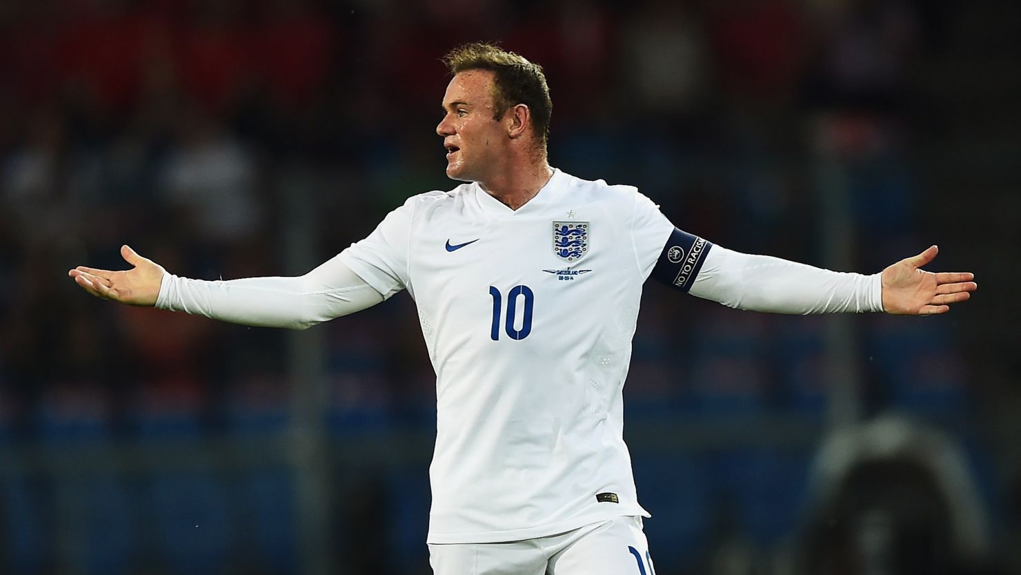 Wayne Rooney captained England in its 2-0 victory over Switzerland.
