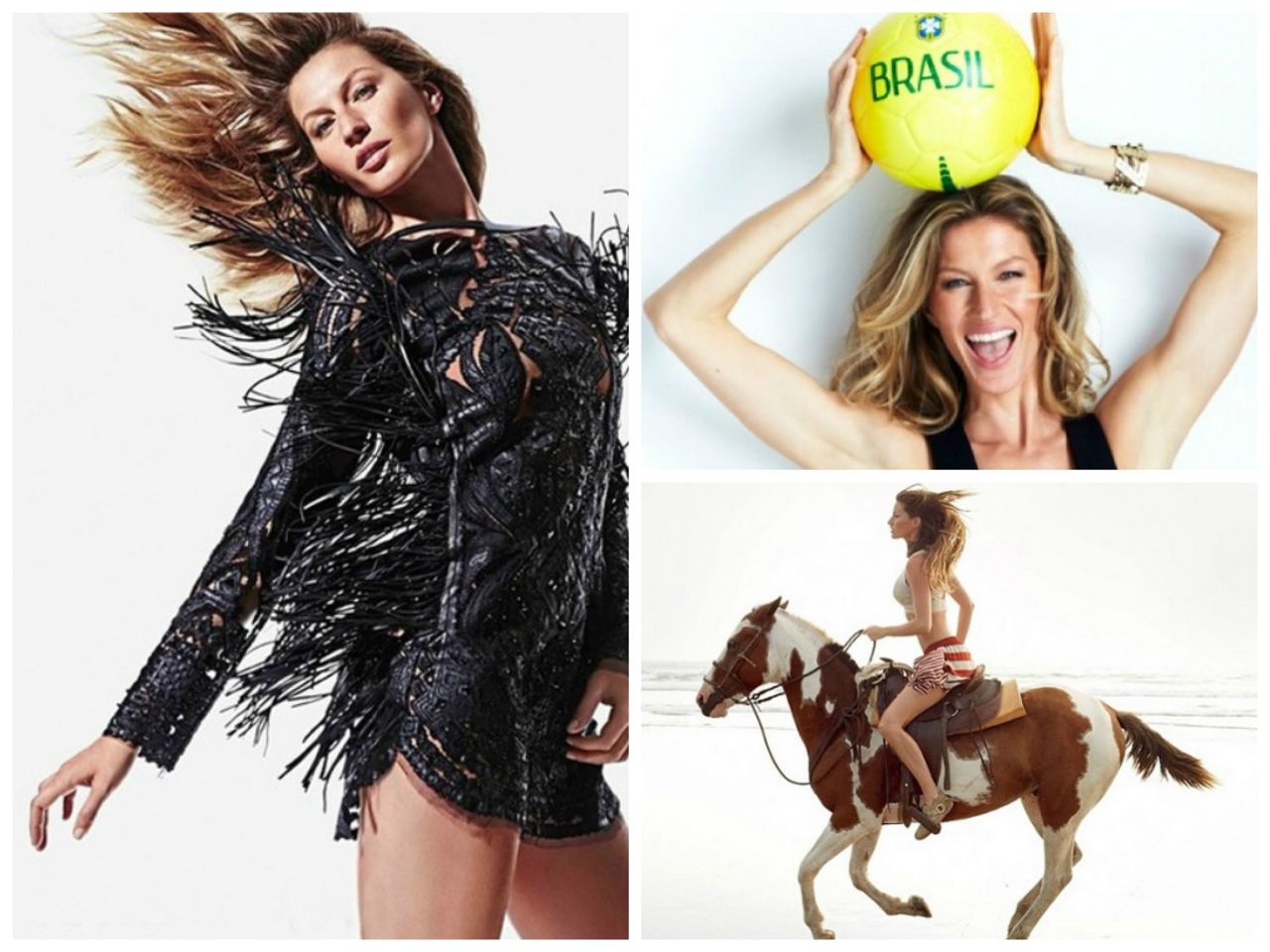 <strong>4. Gisele Bündchen, Model</strong><br /><a href="http://instagram.com/giseleofficial" target="_blank" target="_blank"><strong>Instagram </strong></a><strong>followers:</strong> 2,855,343<br /><a href="https://twitter.com/giseleofficial" target="_blank" target="_blank"><strong>Twitter</strong></a><strong> followers: </strong>1,930,000<br /><strong>Credits:</strong> Vanity Fair, Marc Jacobs, Chane<br /><strong>Posts: </strong>Babies, tributes to Brazil and yoga poses. 