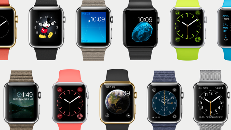 The Apple Watch was announced at the iPhone 6 launch. Specs, including memory, battery life and screen resolution, are yet to be revealed.