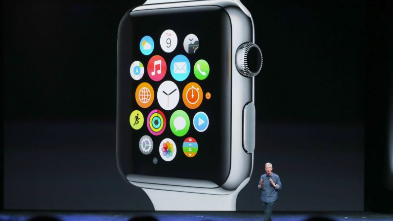 Apple said it will sell three versions of the Apple Watch, including a sports model and an 18-carat gold model called the "Apple Watch Edition." The Apple Watch also comes in two sizes, one slightly smaller than the other.