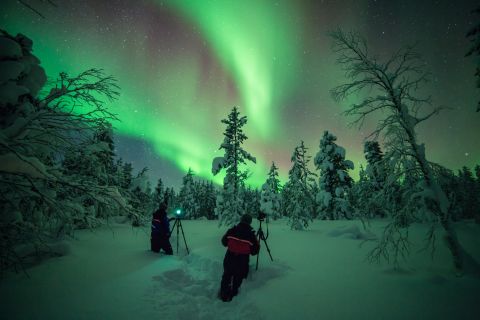 "The tour embraces that quintessential feeling of what winter should really be like -- powdery snow, snow-capped trees and those amazing skies," says Gareth Hutton, who will lead a tour to Torassieppi in Lapland in early 2015.