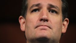 WASHINGTON, DC - SEPTEMBER 09:  U.S. Sen. Ted Cruz (R-TX) speaks during a news conference September 9, 2014 on Capitol Hill in Washington, DC. Sen. Cruz discussed on immigration reform during the news conference.  (Photo by Alex Wong/Getty Images)