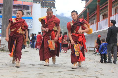 Every May during Vesak, a holiday that marks Buddha's birthday, Buddhists celebrate with prayers and other events, <a href="http://ireport.cnn.com/docs/DOC-1150190">Uday Sripathi </a>said. Young monks like those pictured here from the Tawang Monastery in Arunachal Pradesh, India, help in the festivities.