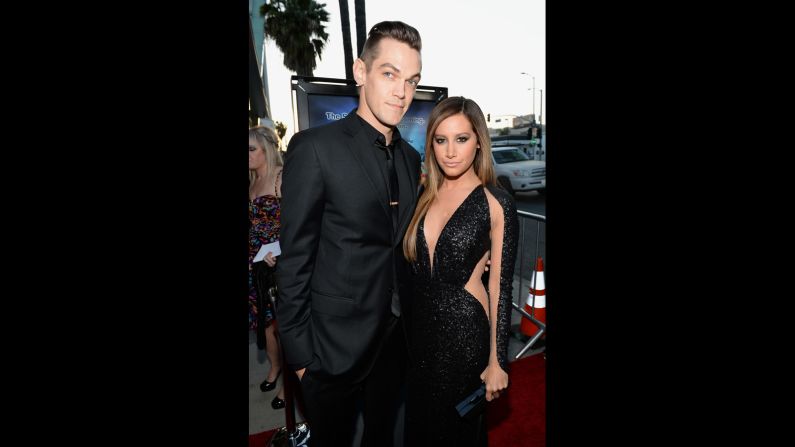 When "High School Musical" star Ashley Tisdale married musician Christopher French on September 8, she reportedly had a plan in place to keep the ceremony private.<a href="index.php?page=&url=http%3A%2F%2Fwww.eonline.com%2Fnews%2F577514%2Fashley-tisdale-and-christopher-french-couldn-t-have-looked-happier-wedding-details-and-a-new-pic-of-the-bridal-party" target="_blank" target="_blank"> According to E!</a>, the couple had guests arrive at a different location before shuttling them over to the wedding's private venue. 