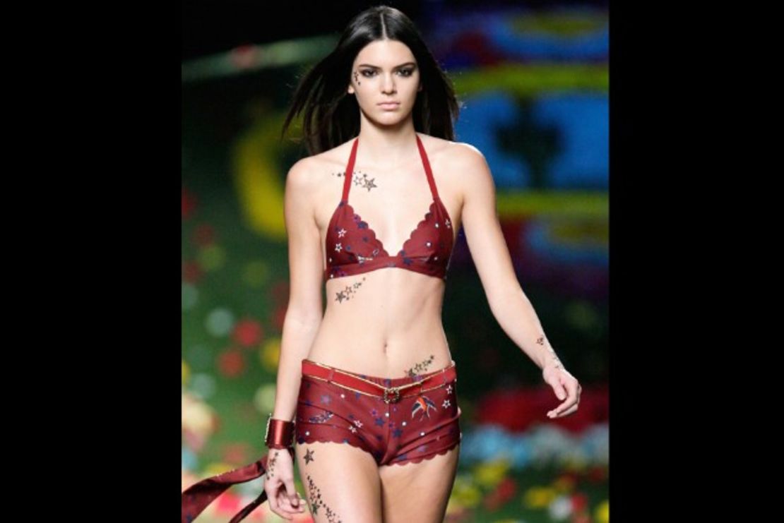 Kendall Jenner walked in the Tommy Hilfiger show during New York Fashion Week.