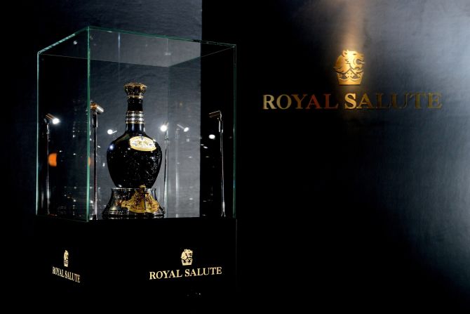 The Chivas Royal Salute: Tribute to Honor was made to celebrate the golden jubilee of Queen Elizabeth II in 2002, with only 21 bottles released around the world. Studded with 413 black and white diamonds, this edition retails for £150,000 ($244,000).