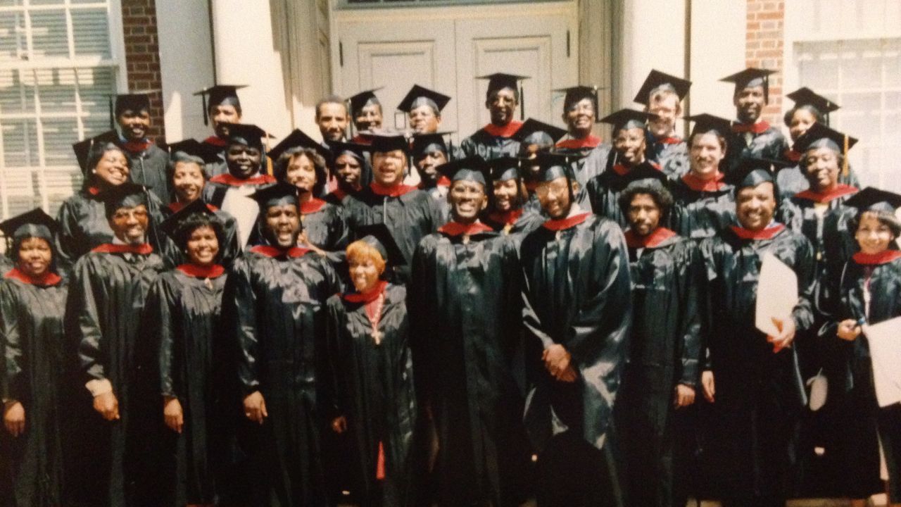 Curtiss Paul DeYoung, middle row second from the right, says some classmates called him a "white Negro."