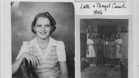Lotte Cassel (now known as Hershfield) is seen as a teenager in 1946 after surviving both the Nazis and the Japanese occupation of the Philippines.