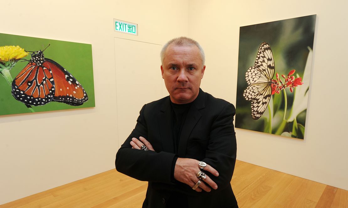 British artist Damien Hirst has attracted controversy throughout his career.  
