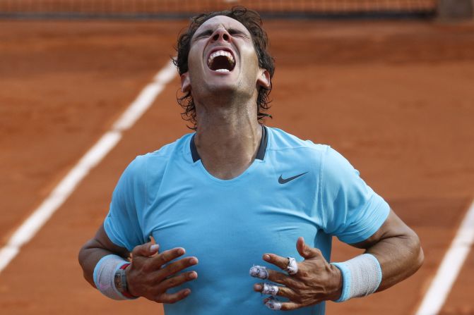 Nadal, though, won his ninth French Open title despite struggling heading into the tournament. The Spaniard, then top of the rankings, beat Novak Djokovic in the final.