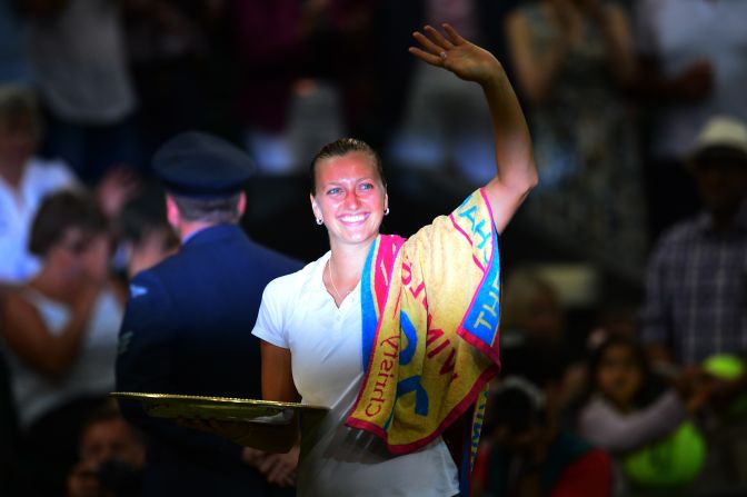Petra Kvitova thrives at Wimbledon, and the Czech captured her second title at the All England Club by crushing Canadian hopeful Eugenie Bouchard -- another first-time grand slam finalist.
