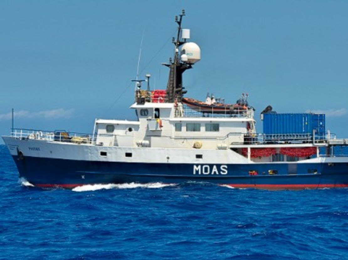 The Phoenix has two onboard drones to search out migrant vessels. - (MOAS)